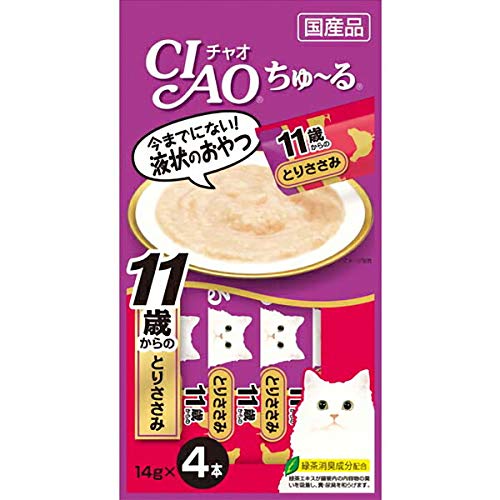 チャオ ちゅ~る 11歳からのとりささみ ×6コ