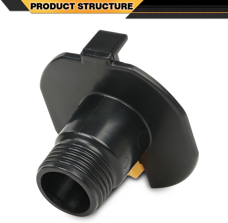 Hose Reel Hideaway In Tube Only with Yellow Retainer Clip (Resin) Parts Fits Many Suncast Model Hose Reels 1Pcs