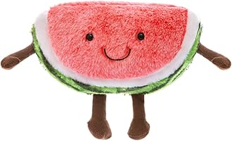 XIYUAN 19.6" Soft Toys Fruit Serie Watermelon Fruit Plush Doll Pillow Stuffed Plushie Cherry Toys Cute Soft Toys, Soft Pillow cushionHome DecorationPlush ToyGift