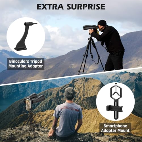 Image of 18x70 Professional Astronomy Binoculars for Adults | 70mm Large Aperture,HD Stargazing Binoculars, BAK4 Prism FMC Lens, Waterproof, Low Night Vision,Tripod & Phone Adapter