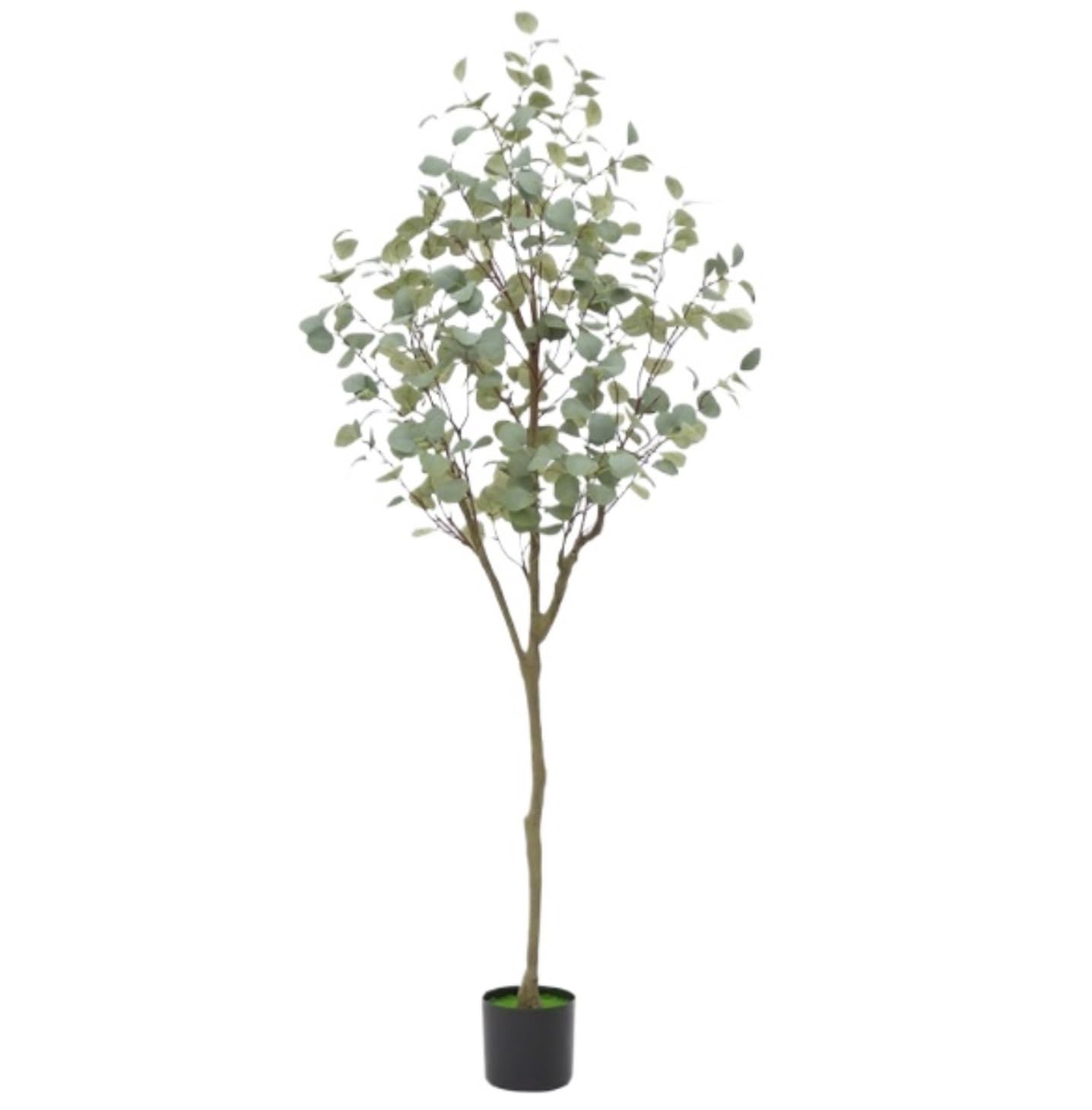 AYCDL Artificial Tree Plants Artificial Tree Indoor Fake Eucalyptus Plant Lifelike Green Faux Tree For Home Office Decor Decoration Artificial Tree,A-180cm,A-180cm