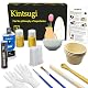 Kintsugi Set für Keramikreparatur mit Goldpulver und Zubehör