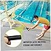 Jorzer Swimming Training Equipment Pull Up Bands with Swim Paddles TPE Resistance Bands for Water Aerobics and Swim Practice Swimming Training Equipment Pull Up.-