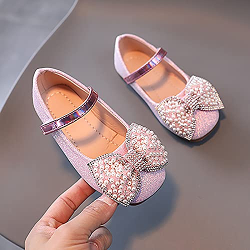 Baby Girls Dress Dance Shoes Sequins Pearl Bow Strap Glitter Sandals Kids Light Breathable Summer Non Slip Shoes2
