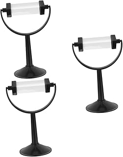 SOLUSTRE 3pcs Bracket Prism Glass Prism with Stand Optical Experiment Kit Physics Experiment Kit Physics Teaching Supplies Teaching Triangular Glass Color Prism to Rotate 8 Cm Plastic