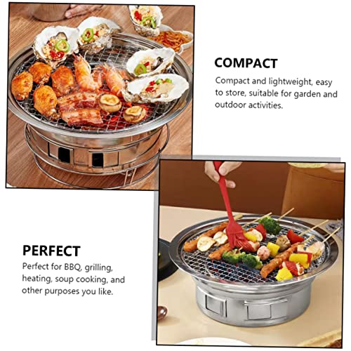 Barbecue de cuisson en acier inoxydable résistant pour activités extérieures - 4