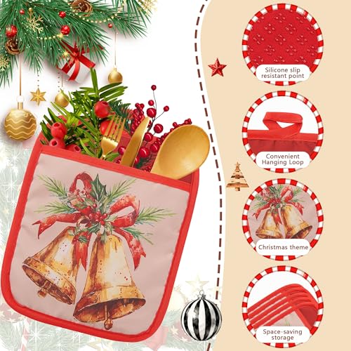 Soportes para ollas de Navidad perfectos como bolsa de galletas y detalles navideños 5