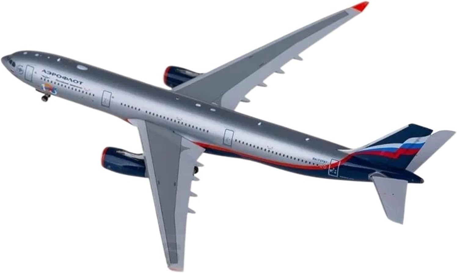 Miniature Scale 1 400 for Russian A330-300 RA-73787 DieCast Alloy Aircraft Model Collection Souvenir Flying Toy Game Kits