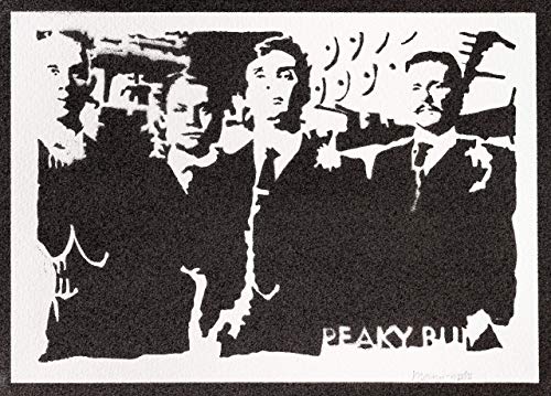 Poster Peaky Blinders Grafiti Hecho a Mano - Handmade Street Art - Artwork