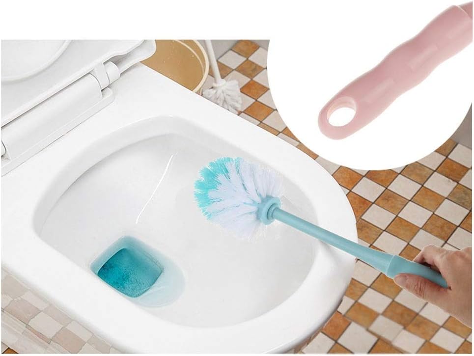 Toilet Brush Holder Toilet Brush, Toilet Brush and Bracket Set, Do not Hurt The Surface of The Toilet, Strong Cleaning Power, Toilet Brush with Holder
