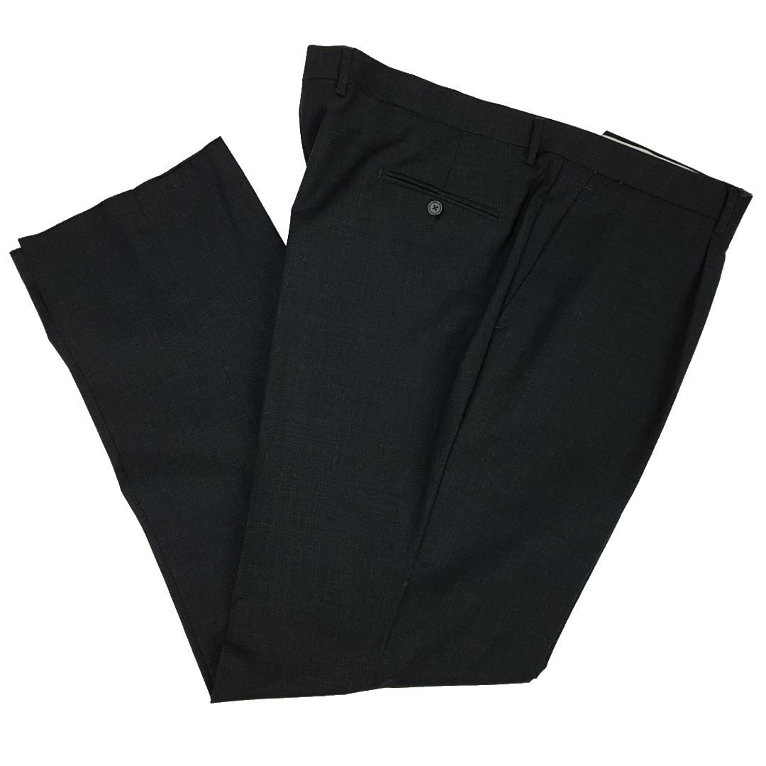 N+1 – Pantalón De Hombre Clásico De Lana Fresca Con Puntos, Pierna