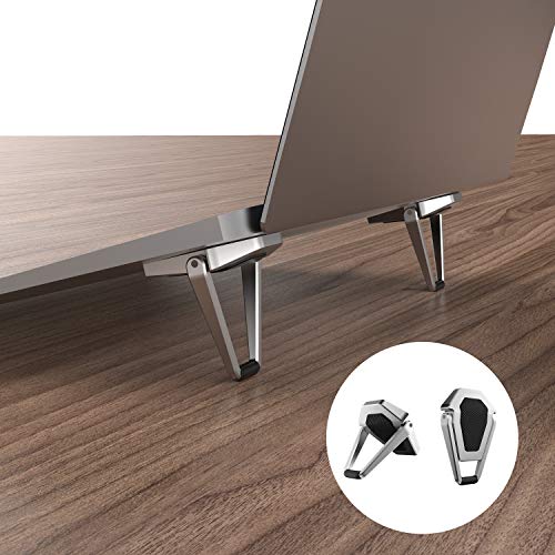 Stickup Laptop Stand Mini Portable Stand for Desk Riser for MacBook Pro Stand Collapsible Easy to Carry Universal Adjustable Stand for Notebook,Lenovo,HP,Dell Samsung Laptop 4-20.1