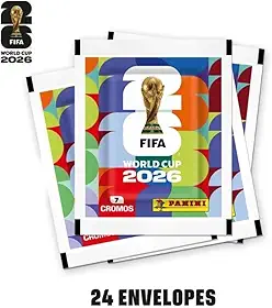 Kit 24 envelopes de figurinha da COPA (7 cards cada envelope)