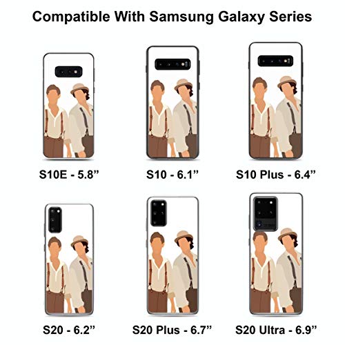 Damon And Stefan 1864 Phone Case Compatible With Iphone 14 13 12 11 X Xs Xr 8 7 6 6S Plus Pro Max Galaxy Note S9 S10 S20 Ultra Plus Transparent #TOP4