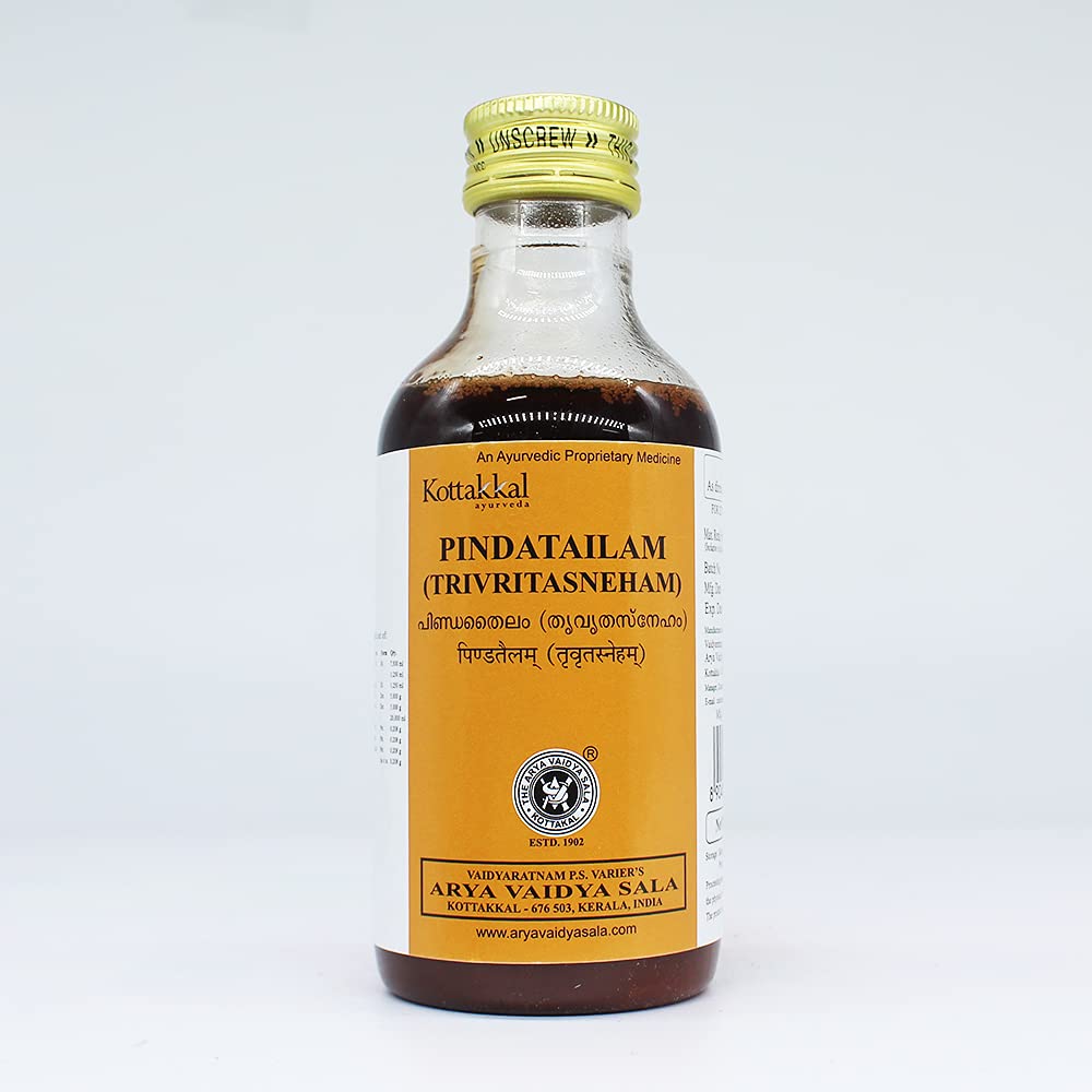 Pinda Tailam-200ML, (Pack Of 1), Of Arya Vaidya Sala Kottakkal and get Golden Oldie Herbs®, Sukanthi Pills-1gm