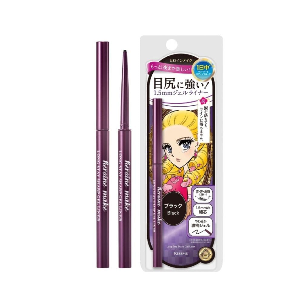 KissMe Isehan Heroine Make Long Stay Sharp Gel Liner - Black