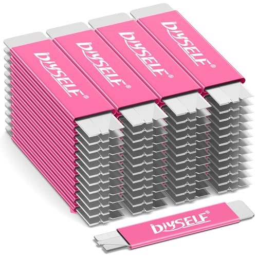 Image of DIYSELF 48 Pack Small Box Cutters, Retractable Utility Knife, Metal Shell