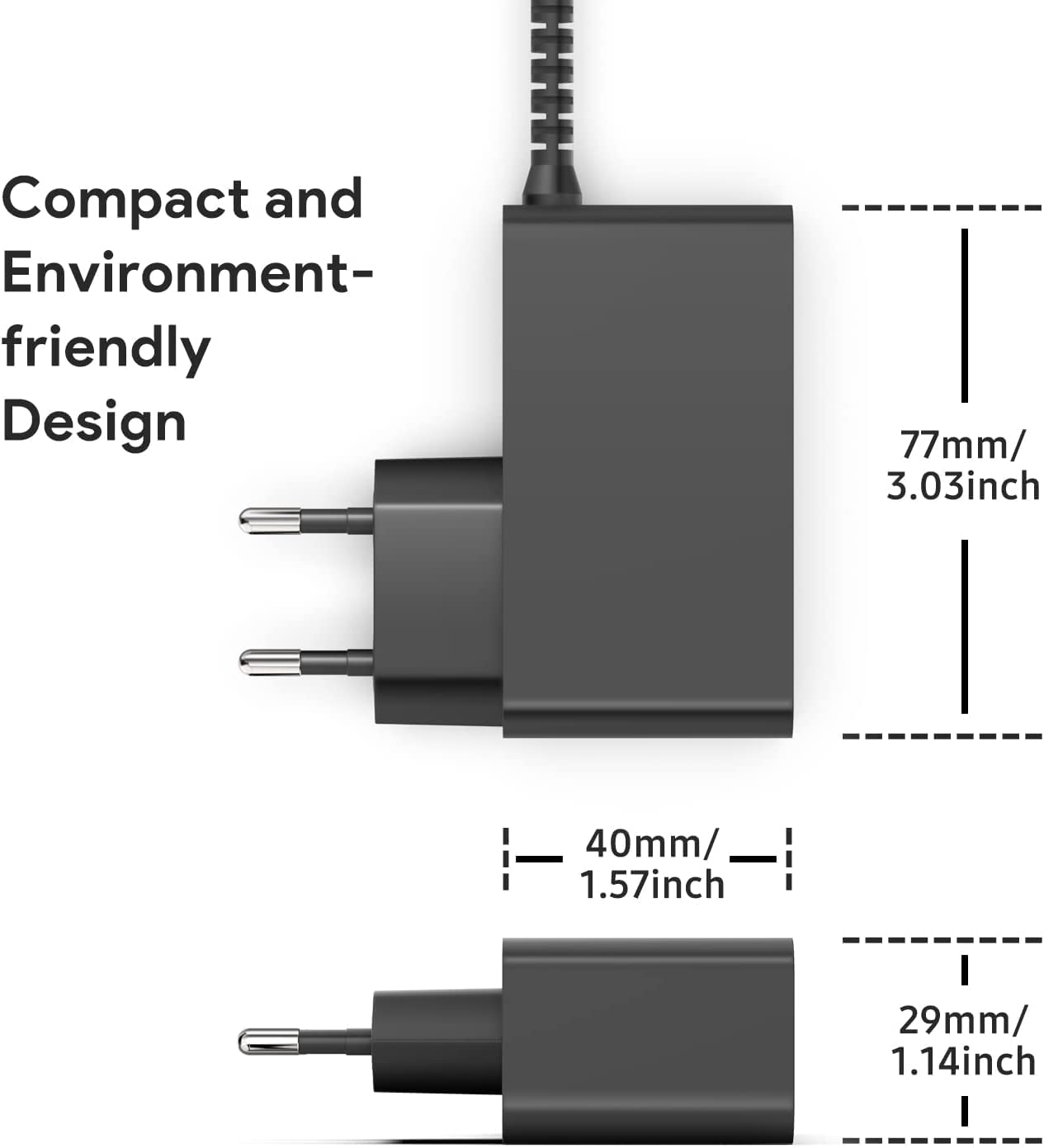 USB DC Power Charger Lead Cable For RCA 10 VIKING PRO RCT6303W87 - Foto 8