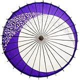 ILuvic和傘 紙傘 踊り傘 日傘 舞踊 桜吹雪 和風 飾り用 防水 和服 長傘 コスプレ 花火