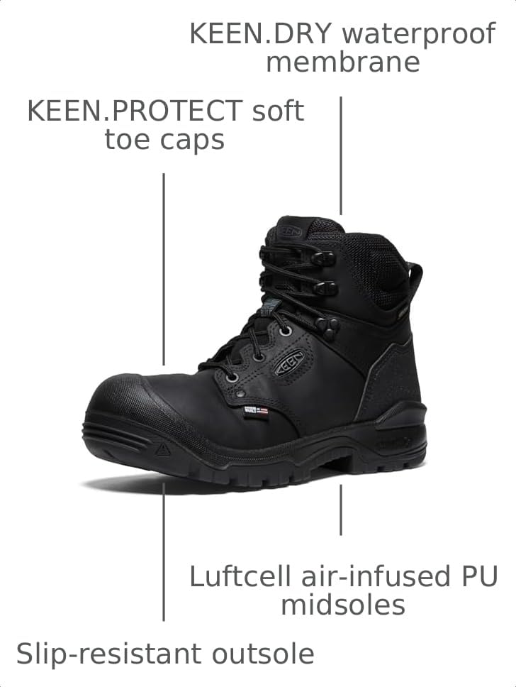 Image of KEEN Utility 6 inch Independence WP Soft Toe