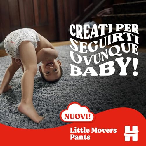 Huggies Little Movers Pannolini Mutandina Taglia 3 (6-11 Kg), Ultra assorbente, Protezione completa, 88 Pz - 4