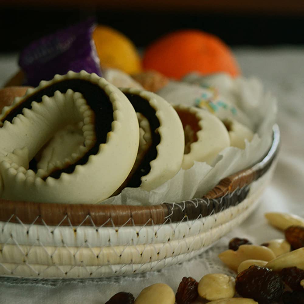 DOLCI DELLA TRADIZIONE - Mix di Biscotti Artigianali assortiti della tradizione Sarda - Pasticceria Artigiana Il Giglio Dolci di Sardegna - Confezione rigida riciclabile 1Kg