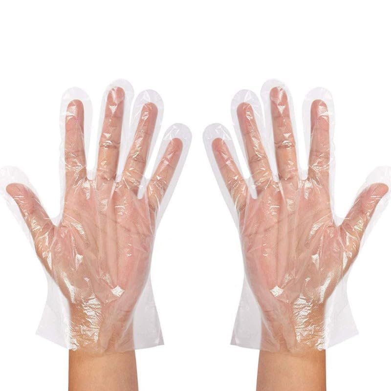 Stylo Plastic Biodegradable & 100% Compostable Disposable Hand Gloves, Transparent Hand Gloves For Cleaning/Kitchen/Restaurant/Gardening/Public Areas (Pack of 100 Pieces) (B0CQXKSB1M) Amazon Price History, Amazon Price Tracker