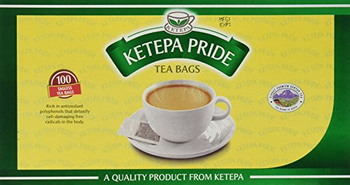Ketepa Pride Standard Pack, 200 G, 100 Tag Less Teabags #TOP1