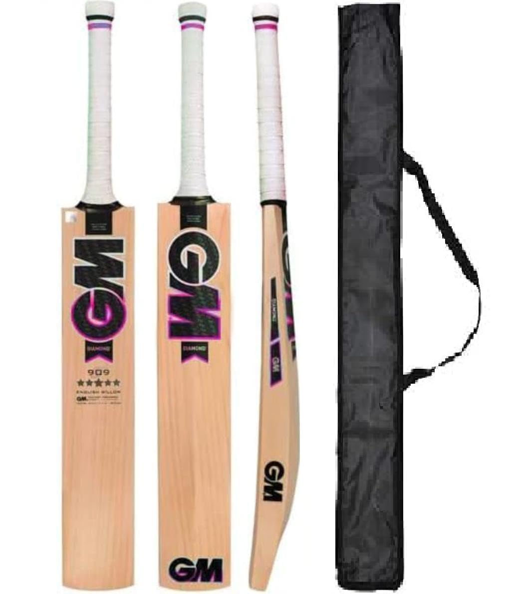 Grand Master (G.M BAT) Cricket Bat Kahmiri Popular Willow Full Size for Tennis Balll, Plastic Ball, Rubber Ball with Bat Cover. (B0DD466G92) Amazon Price History, Amazon Price Tracker