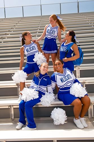 Image of Chasse Classic Double Knit Knife-Pleated Cheer Skirt - Traditional Pleated Uniform Skirt with Back Zipper and Adjustable Waistband - 8 Team Colors