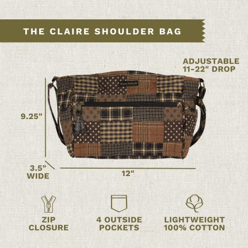 Bella Taylor Claire Crossbody Shoulder Bag, Multicompartment Purse for Women3