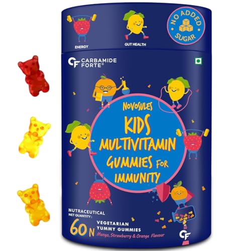 Image of Carbamide Forte Multivitamin For Kids | Multivitamin Gummies For Kids | Multivitamin Gummies For Immunity | Vitamin Gummies For Immunity With No Added Sugar | 60 Gummy Bears