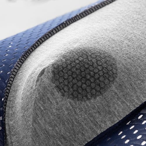 Evankin Men's Boxer Brief Underwear Hollow Sexy See Through Underwear Ice Silk U Convex Pouch Boxer Underpants Shorts4