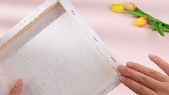 Yeaqee 12-Pack Pre-Drawn Christmas Canvas Panels – 7.87x7.87 Inches For Kids & Adults, Not Foldable - View #13
