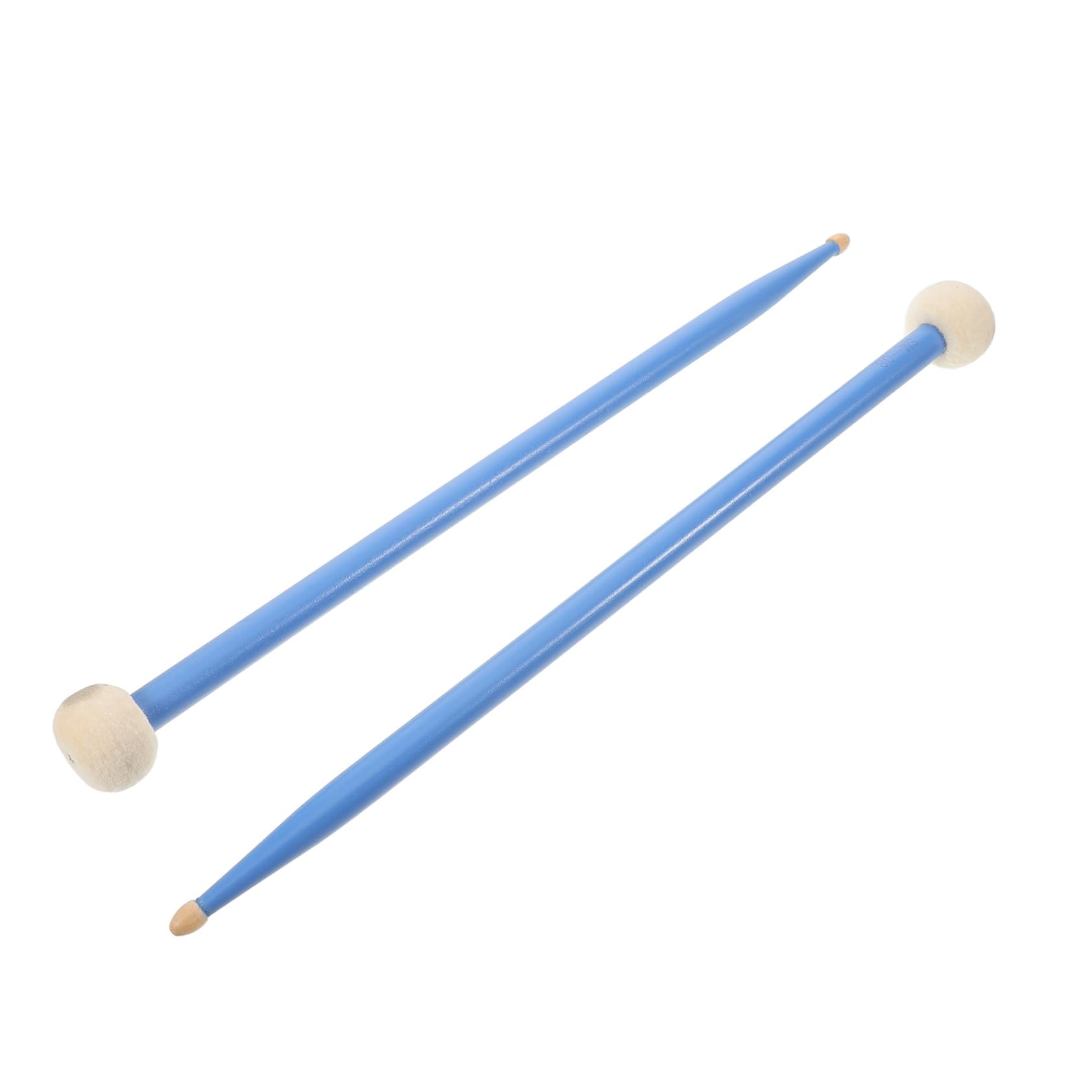 Baquetas de Doble Punta para Timbales y Cajas de Baquetas Arce Parches de Fieltro Accesorio para Instrumentos de Percusión para Caja de Marcha