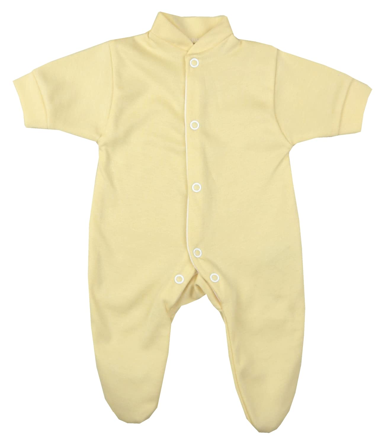 BabyPrem Premature Early Baby Clothes Boys Girls Unisex Cotton Sleepsuit Lemon Up To 1.5lb 26-30cm