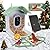 Smart Bird Feeder with Camera Solar Powered,AI Identify Species,2K HD Video Auto Capture Live for Outdoor Backyard,Ideal Gift for Family Bird Lovers (Green)