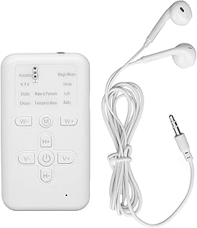 Portable Voice Changer, Handheld Mini Sound Changer Device with Multi Sound Effect, Multifunctional Live Sound Card, Voice Disguiser for Mobile Phone/PS4/XBOX/PC/Tablet