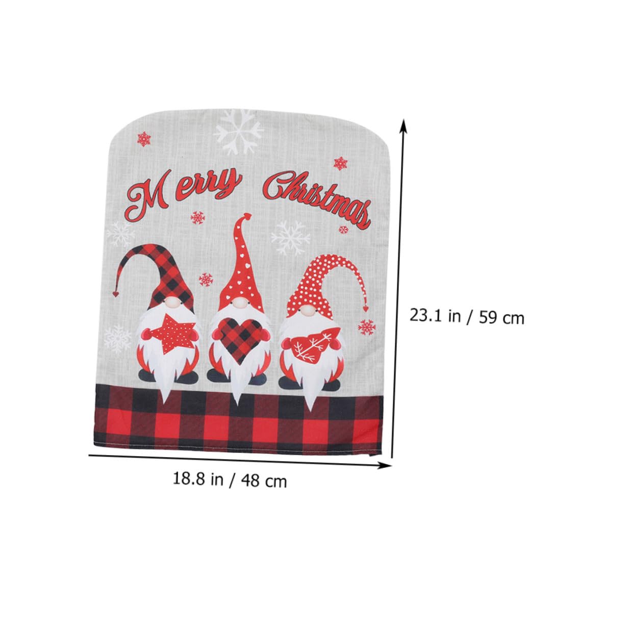 Gatuida 4 Fundas Navideñas para Sillas de Comedor, Elásticas y Decorativas, Diseño de Figura Invernal, para Salón o Restaurante