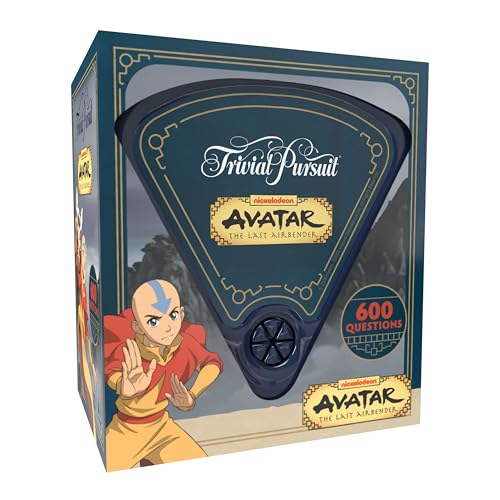 Trivial Pursuit: Avatar The Last Airbender Quick Play Edition Trivia Board Game Test Your Knowledge of Avatar Lore with 600 Questions in 6 Categories Officially Licensed Nickelodeon Merchandise