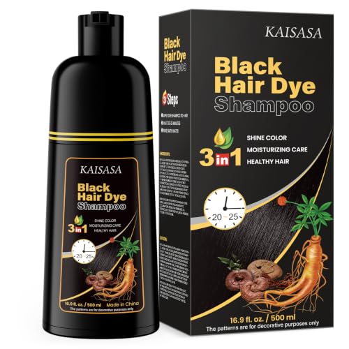 IIIMEIDU KAISASA Black Hair Dye Shampoo for Gray...