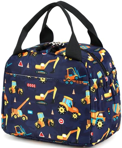 Image of CAMTOP Boys Lunch Box Kids Insulated Lunch Bag Kids Cute Lunchbox for Boys Loncheras Para Ninos