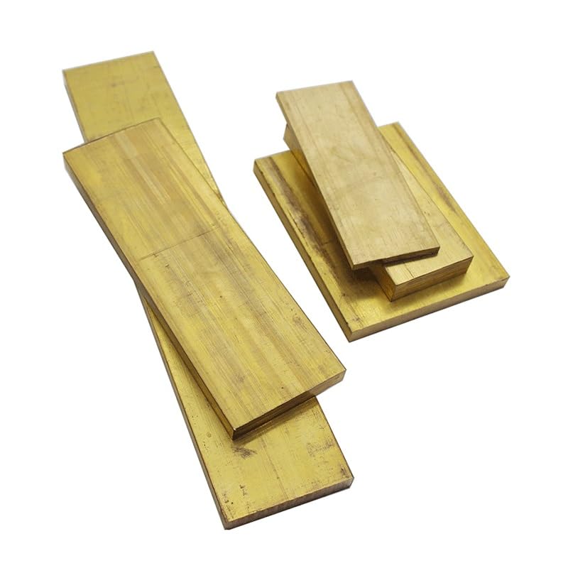 Brass Flat Bar Plate Length 300mm, for Model Making Solid Metal Plate Material Accessories(5x40mm)