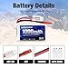 URGENEX 2S Lipo Battery 7.4V 1000mAh 35C(Burst 70C) Rechargeable RC Battery with JST Plug Compatible with WLtoys RC Cars A949 A959 A969 A979 K929 and Most 1/14 1/16 1/18 1/24 Scale RC Car Truck
