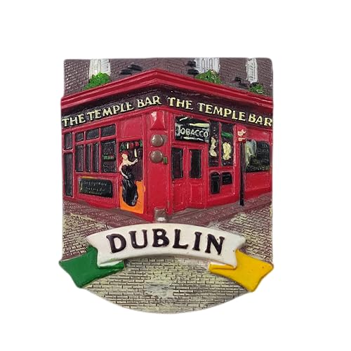 Imán decorativo The Temple Bar Dublin Irlanda 3D
