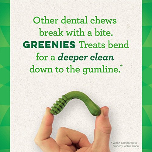 GREENIES Weight Management Regular Natural Dog Dental Care Chews Weight Control Dog Treats, 12 oz. Pack (12 Treats)
