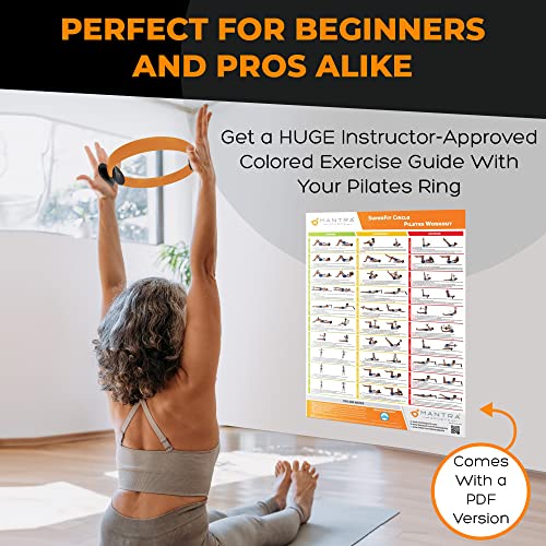 image for MANTRA SPORTS Pilates Ring Circle, Fitness Ring Magic Circle Pilates R