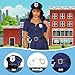 XXLOG Cop Costume Women - Adult Police Costume Women for Dress Party Cosplay, Female Police Officer Uniform S