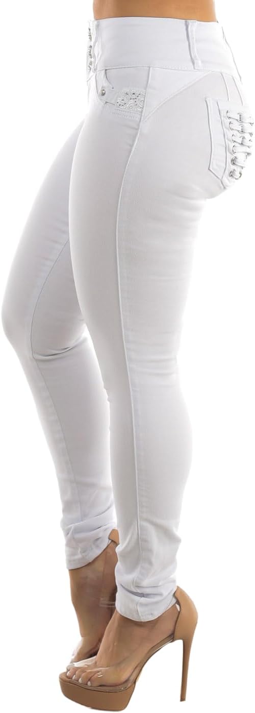 Moda Xpress Butt Lifting Skinny Jeans for Women - High Waisted Levanta Cola Push Up Jeans - Image 8