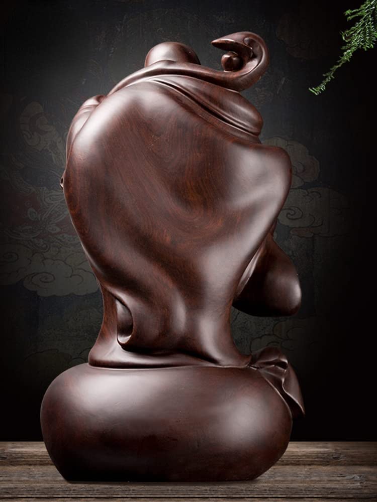 Amazon.co.jp: 七福神 布袋 様 布袋像＜ 仏像 開運 縁起物 ＞赤木高級